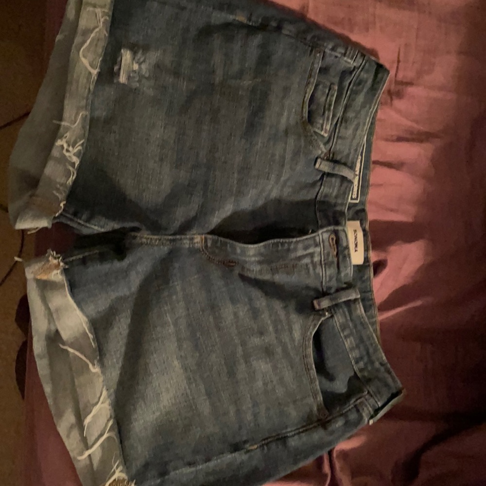Denim shorts